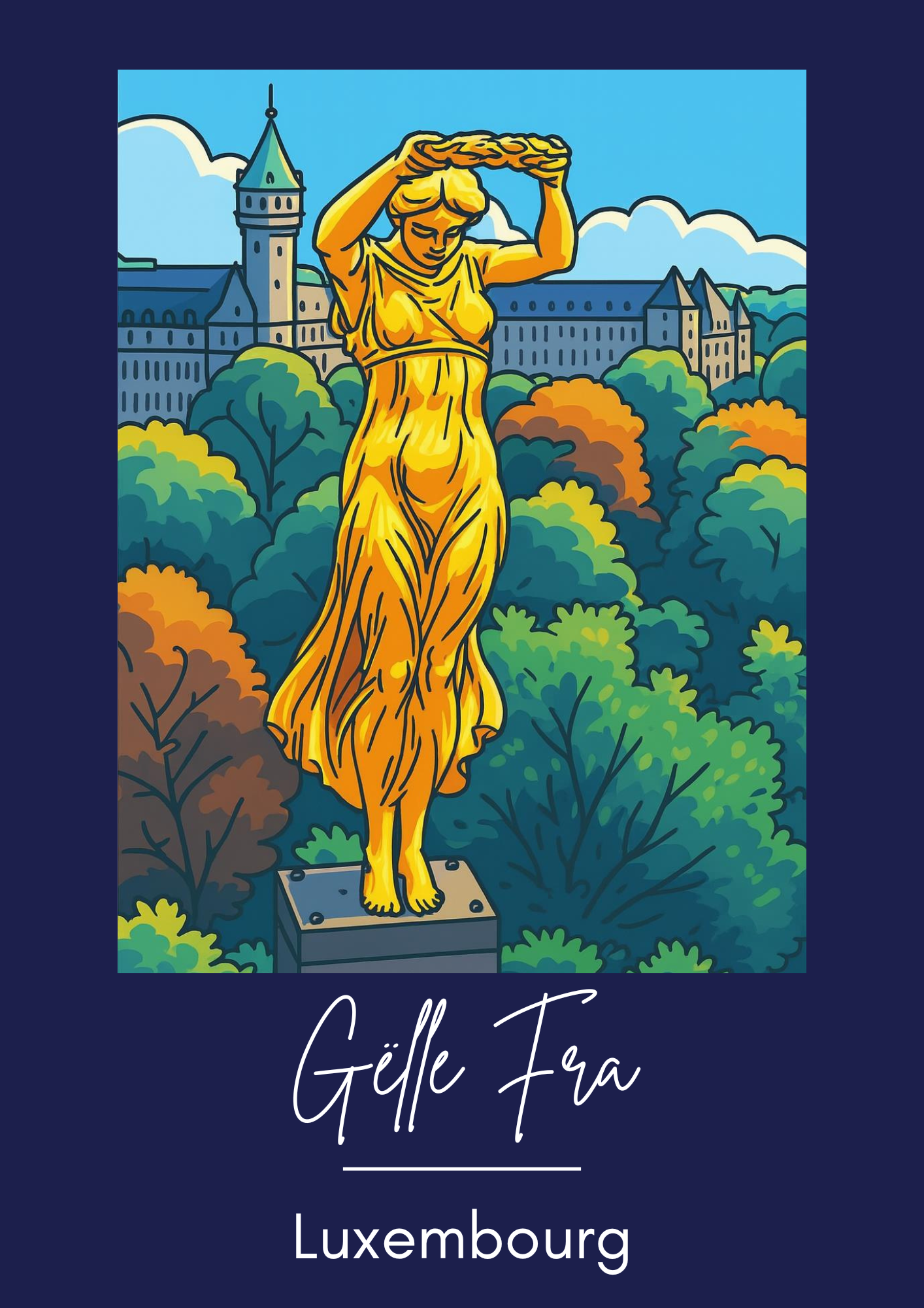Affiche Gëlle Fra