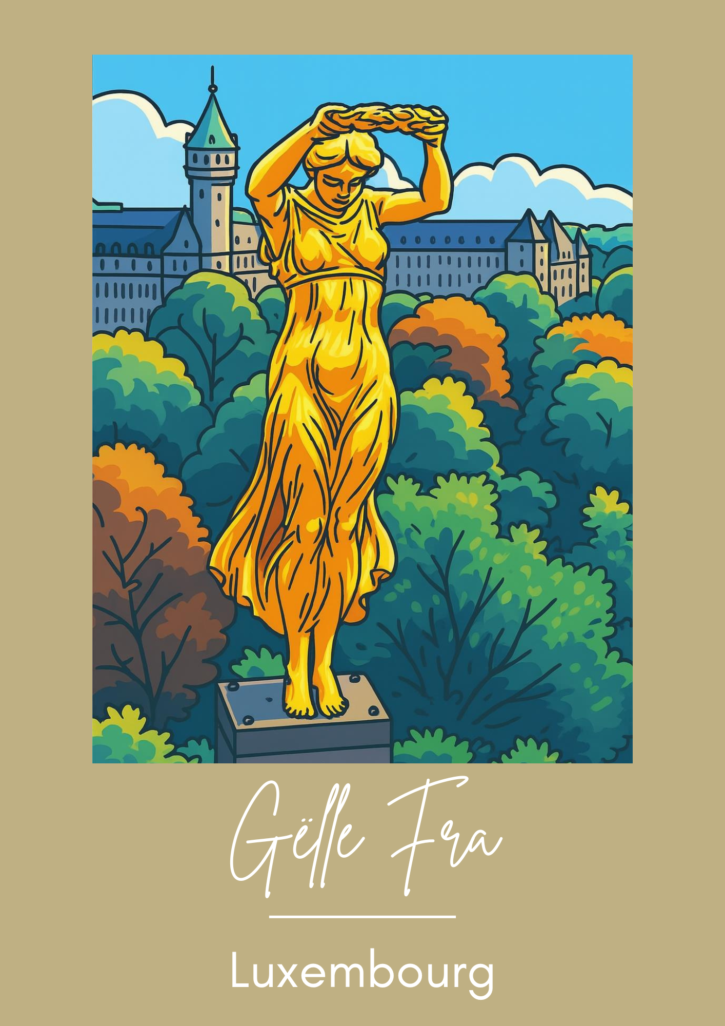 Affiche Gëlle Fra